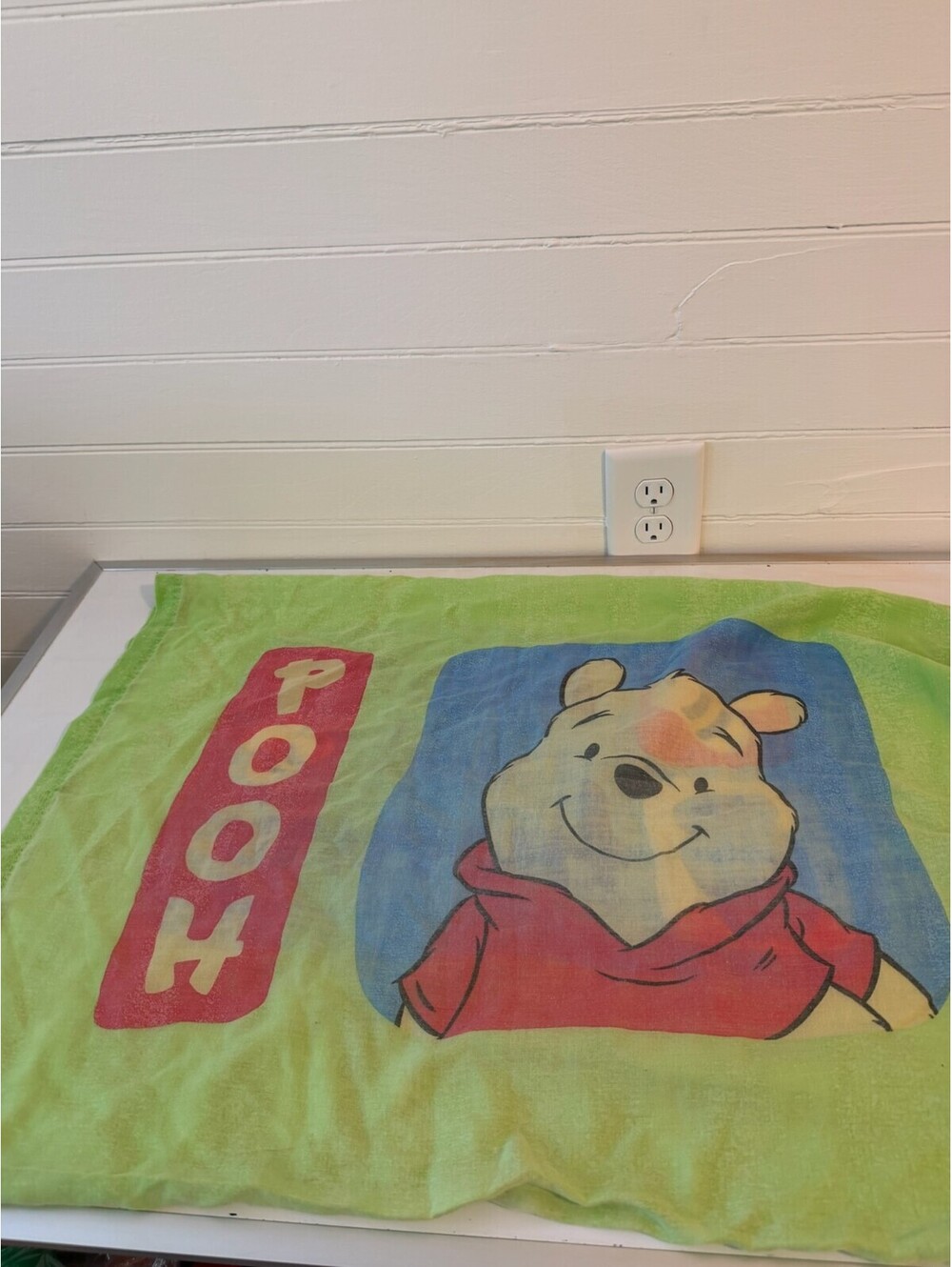 Vintage Disney Winnie the Pooh "Bees and Honey" Reversible Pillowcase